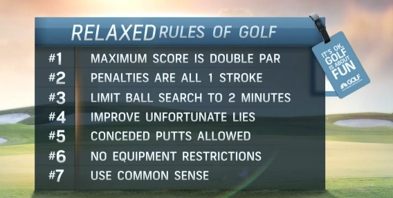 Relaxed Rules Of Golf